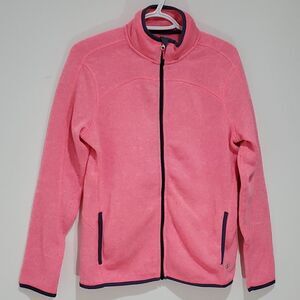 Champion pink large zip up sports jacket